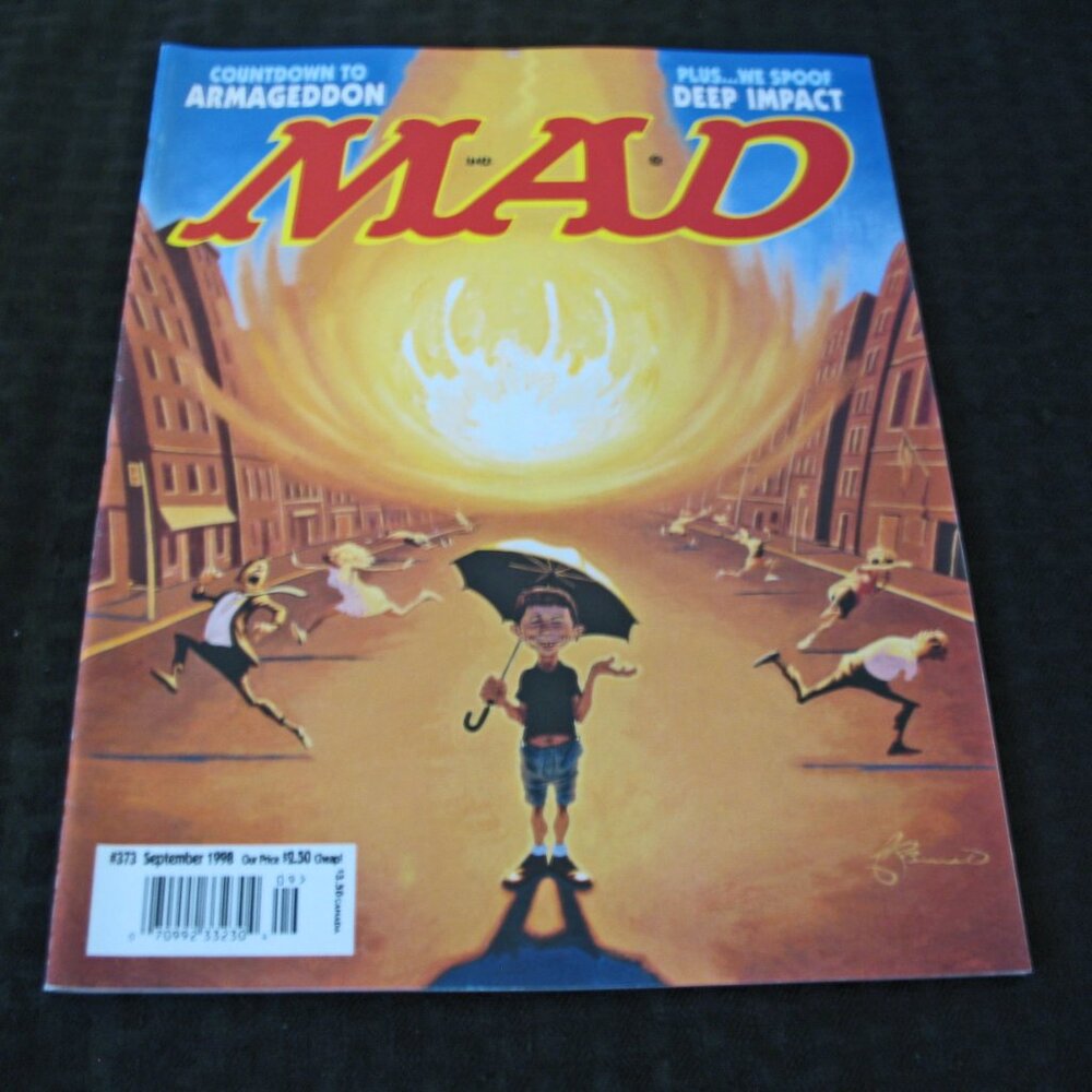 MAD MAGAZINE #373 September 1998 COUNTDOWN TO ARMAGEDDON